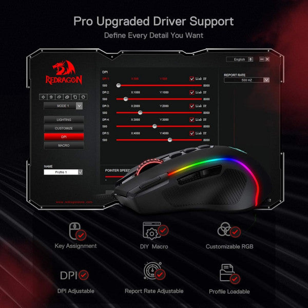 Redragon M612 Predator RGB Redragon M612 Predator RGB